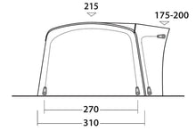 Outwell  Wolfburg 450 Air Drive Away Awning 2025