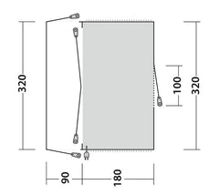 Outwell San Diego Drive Away Awning