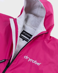 Dryrobe Advance Long Sleeve Hot Pink / Grey