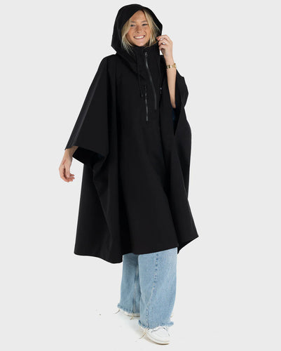 Dryrobe One Size Rainproof Poncho - Black