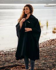Dryrobe One Size Rainproof Poncho - Black