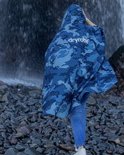 Dryrobe One Size Rainproof Poncho - Blue Camo