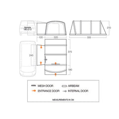 Vango Galli Air TC Low Drive Away Awning