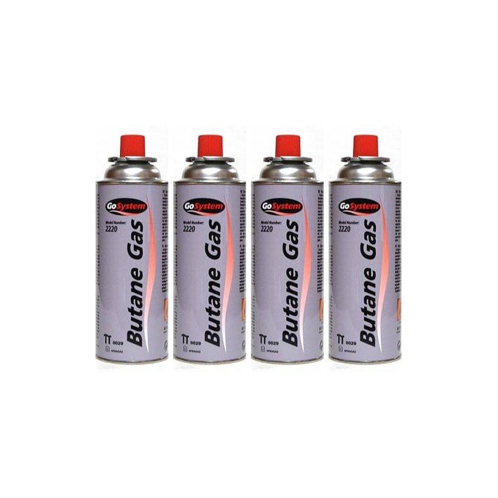 Go System - 4 Pack Gas Canisters - 220g