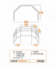 Vango Airbeam Windbreak 5 Panel (Elements Proshield)
