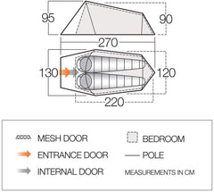 Vango Soul 200 Tent Peridot Green