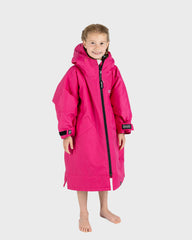 Dryrobe Advance Kids Long Sleeve Pink / Grey