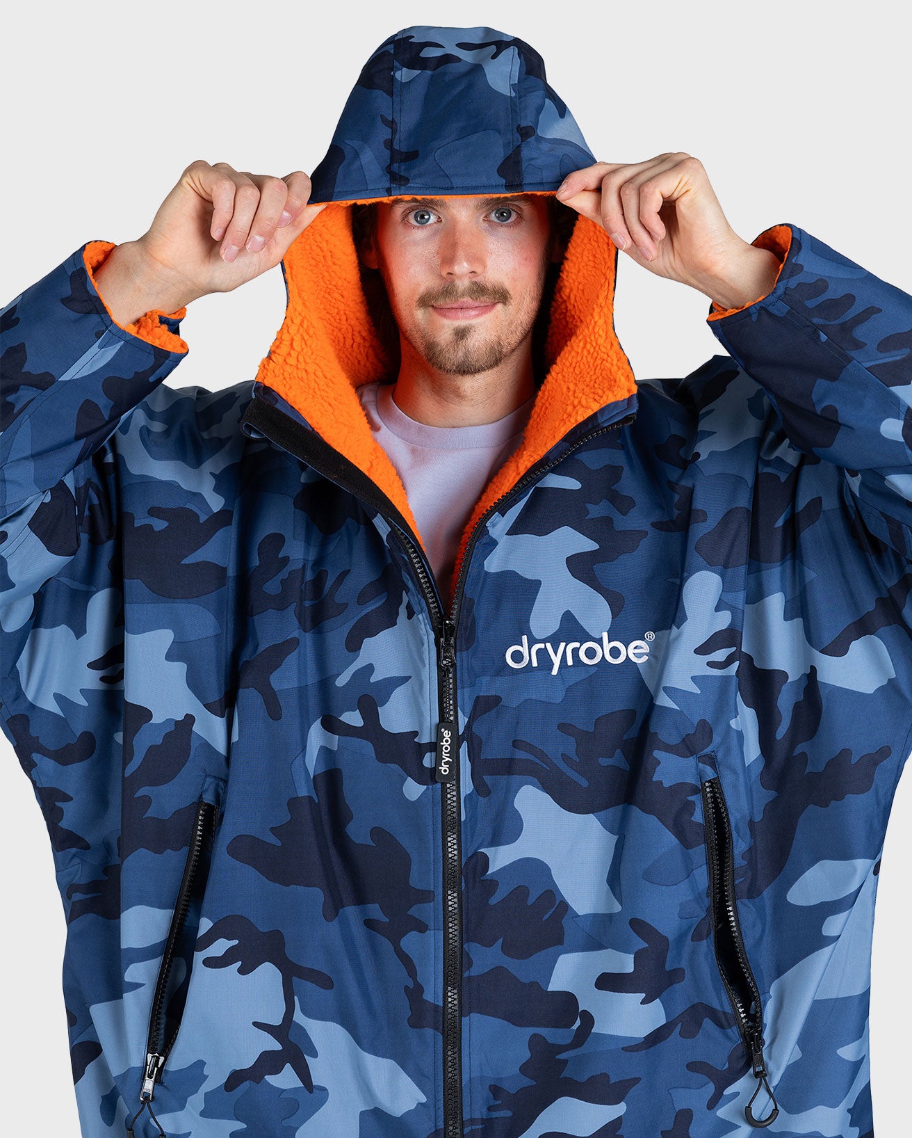 Dryrobe Advance Long Sleeve Black Camouflage - RECYCLED | Newquay Camping