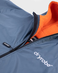 Dryrobe Advance Long Sleeve Dark Grey /  Orange