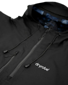 Dryrobe One Size Rainproof Poncho - Black