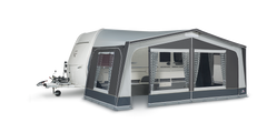 Dorema Monza XL270 Full Caravan Awning - charcoal / grey