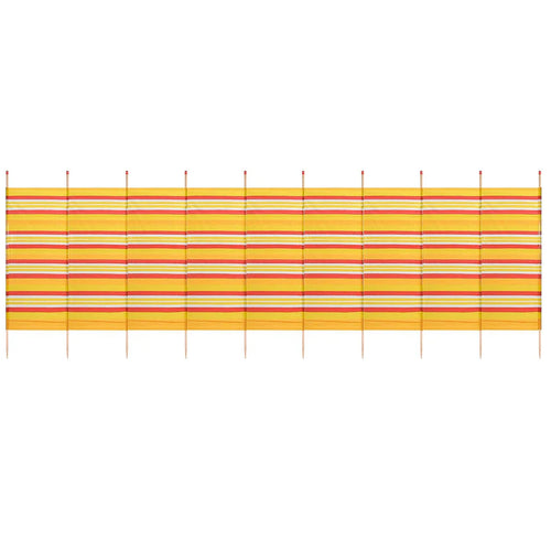 10 Pole Traditional Beach Windbreak - 5ft