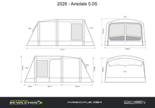 Outdoor Revolution Airedale 5s Air Tent - With FREE FOOTPRINT
