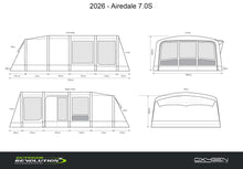 Outdoor Revolution Airedale 7.0S Air Tent - With Footprint