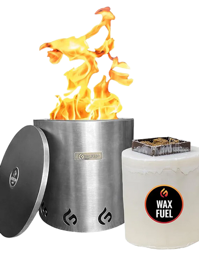 EcoFuego El Campo Fire Pit - Stainless Steel