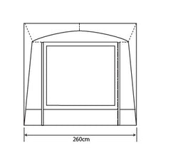 Outdoor Revolution Porch Pro 260 Inflatable Caravan Awning