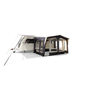 Vango Riviera Air Awning 390 Elements TC Package With Free Tall Annex Elements TC - Riviera, Caravan Awning Side Canopy and    CP225 - Breathable Fitted Carpet - Riviera 390