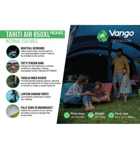 Vango Tahiti 850XL Airbeam Tent  2023