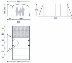 Kampa Voyager Air Low Drive Away Awning