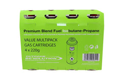 Milestone - 5 Packs of 4 Gas Canisters - 220g