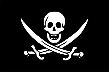 Pirate Jack Rackham Flag 5ft by 3Ft