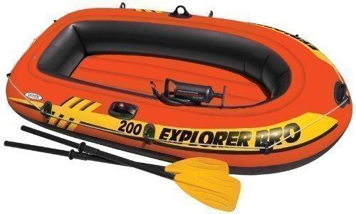 Intex Explorer Pro 300 Inflatable Boat Pump and Oar Set