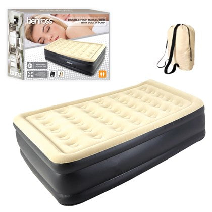 Benross High Raise Queen Airbed With Built-in Pump