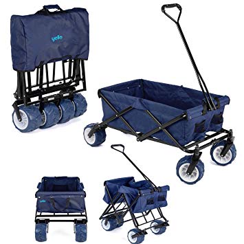 Fishing Rods Holder Bag For Attaching To Folding Wagon Camping Trolley Cart