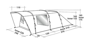 Easy Camp Palmdale 400 4-Berth Tent