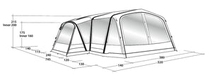 Outwell Airville 6SA Air Tent 