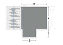 lawndale 500 tent Outwell Lawndale 500 Woven Carpet
