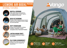 Vango Lismore Air 600XL Tent Package
