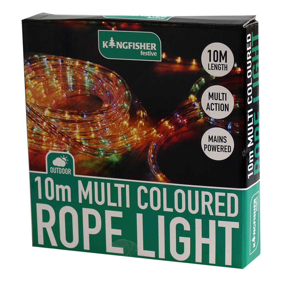 10m Multi Coloured Rope Light | Newquay Camping Shop | Flag Pole Light