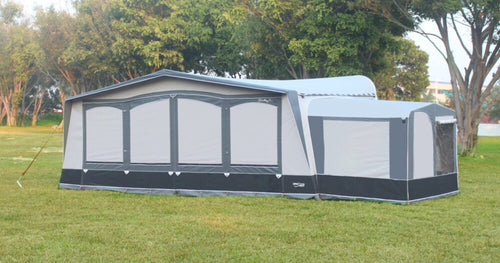 Camptec Tall Annexe with Blinds -YKK Seasonal Awning