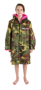 Dryrobe Advance Kids Long Sleeve Camouflage Pink  - RECYCLED