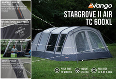 Vango Stargrove II Air TC 600XL Tent