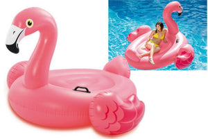 Intex Inflatable Giant Flamingo Mega Ride On Beach Toy 