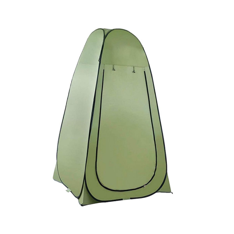Pop up top tent toilet