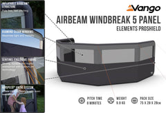 Vango Airbeam Windbreak 5 Panel (Elements Proshield)