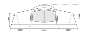 Outdoor Revolution Camp Star 1200 Air Tent Bundle