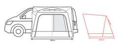 Outdoor Revolution Cayman Air Low Drive Away Awning