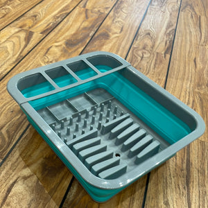 Collapsible Dish Rack with drainer