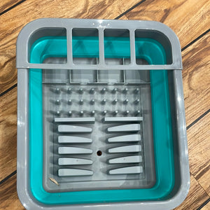 Collapsible Dish Rack with drainer