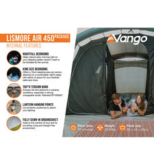 Vango Lismore Air 450 Tent Package