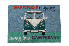 Quest Heavy Duty 'Happiness gone away in a Camper Van` Mat