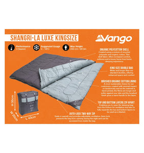 Vango Shangri-La Luxe Kingsize Double Sleeping Bag